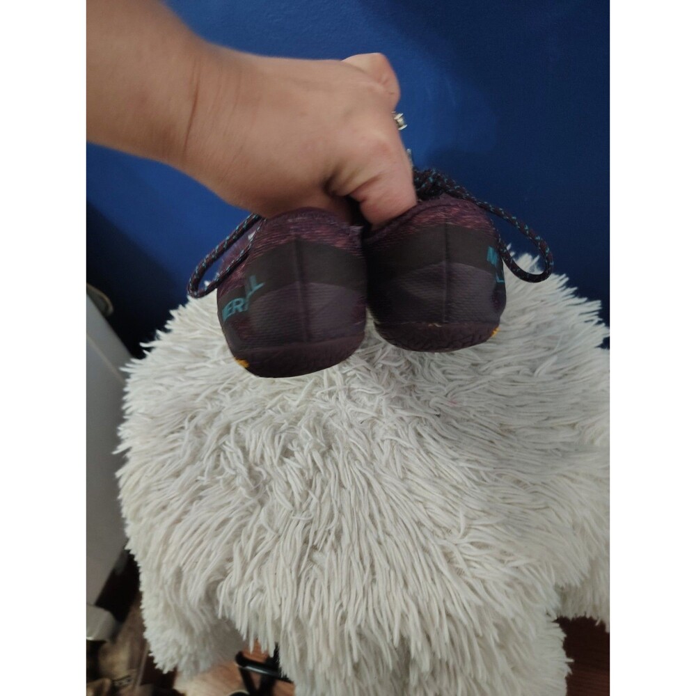 Merrell Vapor Glove  Shoes Women 8.5 Trail Running Barefoot Burgundy Hiking - Picture 5 of 9